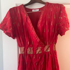 Beautiful Red Wrap Dress